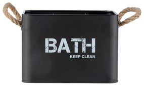 Черен органайзер за баня с 4 отделения Gara - Wenko