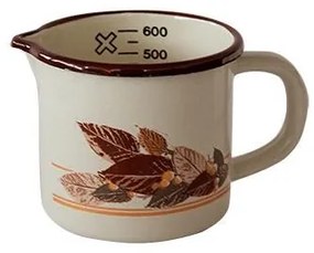 Емайлирано канче 10см 600мл с декор ЕСЕН - 4/10 РЯ-(124-1906)