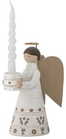 Свещници от полирезин с коледен мотив в комплект от 4 броя Abba - Bloomingville