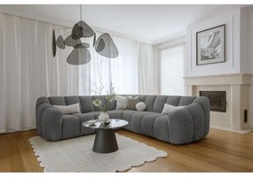 Сив ъглов диван Shell – Miuform