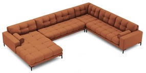 Ъглов диван в тухлен цвят (десен ъгъл) Bali – Cosmopolitan Design