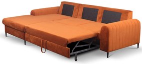 Ъглов диван Monte-Portokali-Aristeri