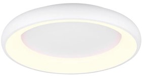 Бяло LED затъмняващо се осветително тяло за таван Cardona – Trio