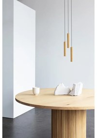 LED висяща лампа с дървен абажур ø 3 cm Chimes - UMAGE