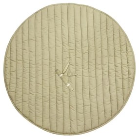 Зелено и кремаво детско килимче за игра Bamboo Leaf – Lorena Canals