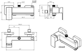 Душ колона LaTorre Profili Plus с постоянна височина