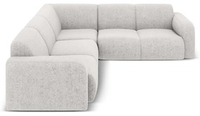 Светлосив ъглов диван (променлив/L форма) Molino – Micadoni Home