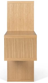 Кафяв шкаф за книги Лондон, 34 x 100 cm - TemaHome