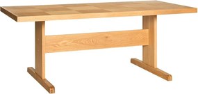 Трапезна маса от декор от дъб 95x195 cm Skak – Hübsch