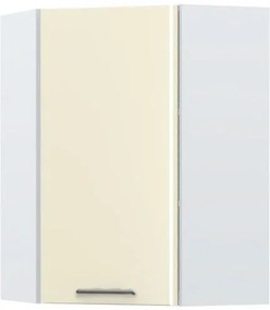 Висящ ъглов шкаф Modena V9-UG-1K-White - Beige