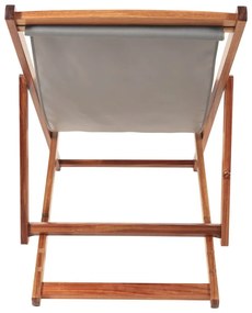 Сив/в естествен цвят градински шезлонг от масивно дърво Dionysus – Bonami Essentials