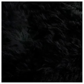 Черна овча кожа Двойна, 60 x 240 cm - Native Natural