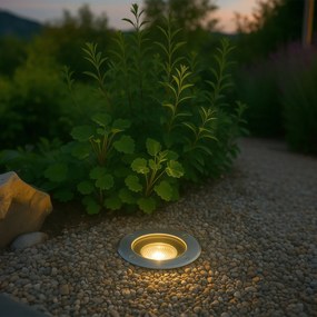 Модерен градински прожектор стомана регулируем IP65 - Delux