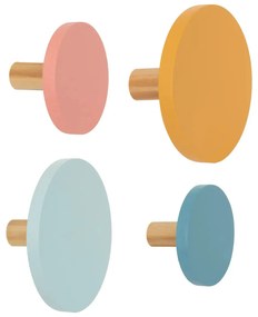 Сет детски закачалки atmosphera Aisie, 9х9 cm, 4 бр