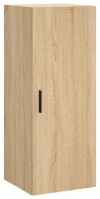 828871 vidaXL Стенен шкаф дъб сонома 34,5x34x90 см