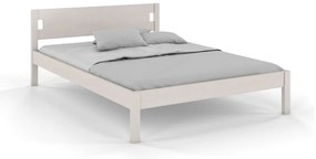 Двойно легло от борова дървесина 180x200 см в бял цвят Laxbaken - Skandica