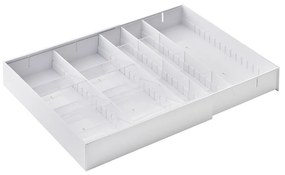 Бял пластмасов бюфет за чекмеджета 47,5 x 35 cm - YAMAZAKI