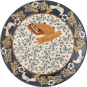 Синя десертна глинена чиния ø 16 cm Hezha – Bloomingville