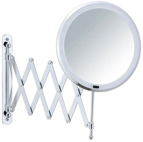 Козметично огледало със светлина/увеличително (5x) ø 20 cm Barona – Wenko