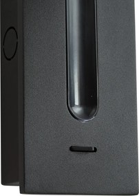 Комплект от 2 модерни стенни лампи черни с LED - Plaza