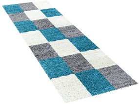 Сиво-тюркоазена пътека 80x250 cm Life – Ayyildiz Carpets