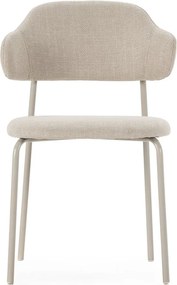 Кремави трапезни столове в комплект от 4 бр. Adriel – Marckeric