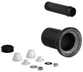 GROHE 37311K00 - Комплект за подаване и отвеждане за тоалетна, 150 mm, черен