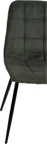 Зелени тапицирани трапезни столове в комплект 2 бр. Moseby – Bonami Essentials