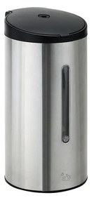 Дозатор за течен сапун 10,2x22 см сребрист/бял