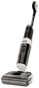 Вертикална прахосмукачка Tineco Floor One Switch S6 Stretch Plus 5в1, 21000 Pa, Сухо/Мокро, 0.72 л мръсна/0.8 л чиста, Wi-Fi, iLoop адаптивна мощност, Черен/бял