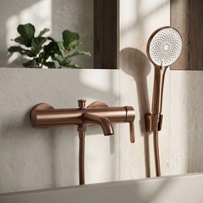 Смесител за вана Rea Ontario Side Brush Copper