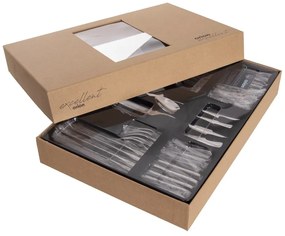 Прибори за хранене от неръждаема стомана в сребрист цвят 24 бр. Mirror – Orion