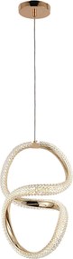 Висяща LED лампа G077-3CPR Gold