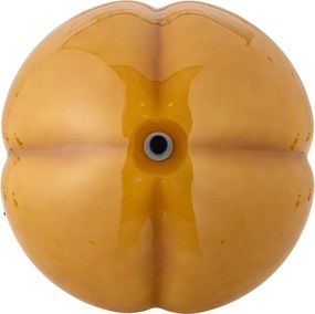 Настолна лампа в цвят жълта охра със стъклен абажур (височина 46,5 cm) Kinoko – Bloomingville