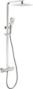 Комплект за душ с термостатен смесител NAESBY, гланцов хром