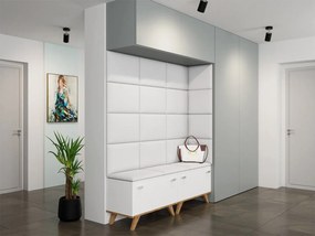 Тапициран стенен панел 30x30-Leuko