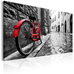 Печат върху платно - Vintage Red Bike 120x80