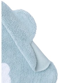 Светлосин ръчно изработен памучен детски килим подходящ за пране 70x100 cm Mini Dream – Lorena Canals