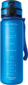 Филтрираща бутилка за вода Aquaphor City 160010, 500 мл, Тритан, Активен въглен, Aqualen, Заключващ се капак, Син