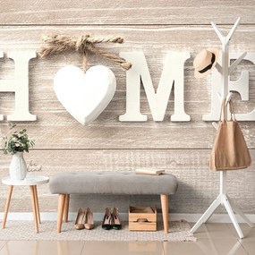 Самозалепващ тапет – С надпис Home във винтидж стил