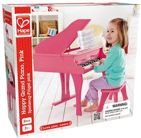Hape - Дървено пиано - Розово