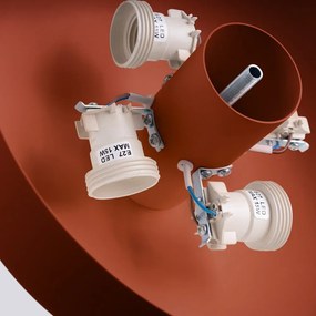 Оранжево осветително тяло за таван ø 30 cm Blacko – Sollux