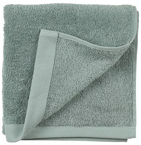 Зелена хавлиена кърпа от памук Leaf, 100 x 50 cm Comfort Organic - Södahl