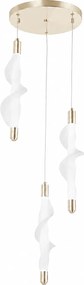 Лампа LED G009-3CPR WHITE/GOLD
