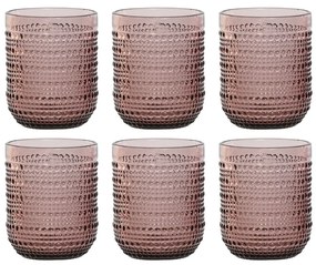 Комплект Съдове Home ESPRIT Розов Кристал 240 ml (6 броя)