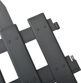 Кантове за тревни площи, 25 бр, антрацит, 10 м, PP