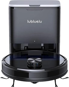 Втора ръка: Прахосмукачка робот със станция Lubluelu SL60 Plus, 42W, Моп, LiDAR, Автономия 120 минути, 2600 mAh, Черен