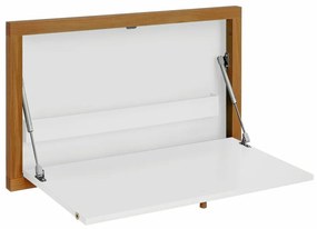 Бяла маса за накланяне, монтирана на стена Brenta - Woodman