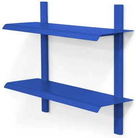 Син на няколко нива метален стенен рафт 60 cm Hola – Spinder Design