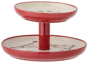 Глинена стойка за десерти с коледен мотив Yule – Bloomingville